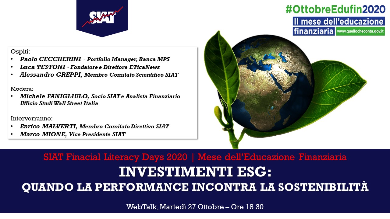Investimenti ESG: quando la performance incontra la sostenibilità