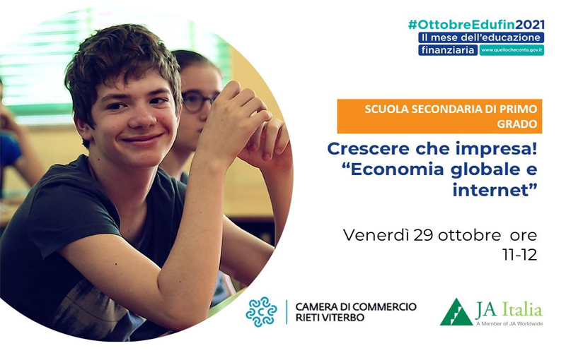 Crescere che impresa! – “Economia globale e internet”: Workshop studenti in collaborazione con Camera di Commercio Rieti-Viterbo