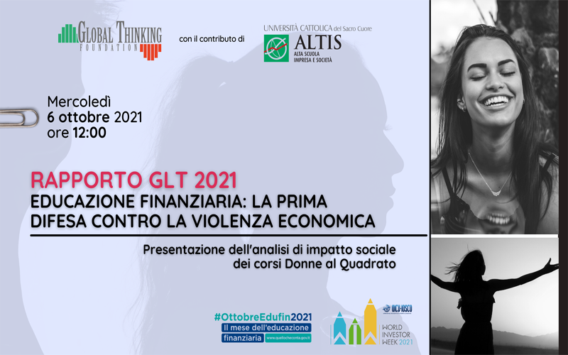 Rapporto GLT 2021. Educazione Finanziaria: la prima difesa contro la violenza economica