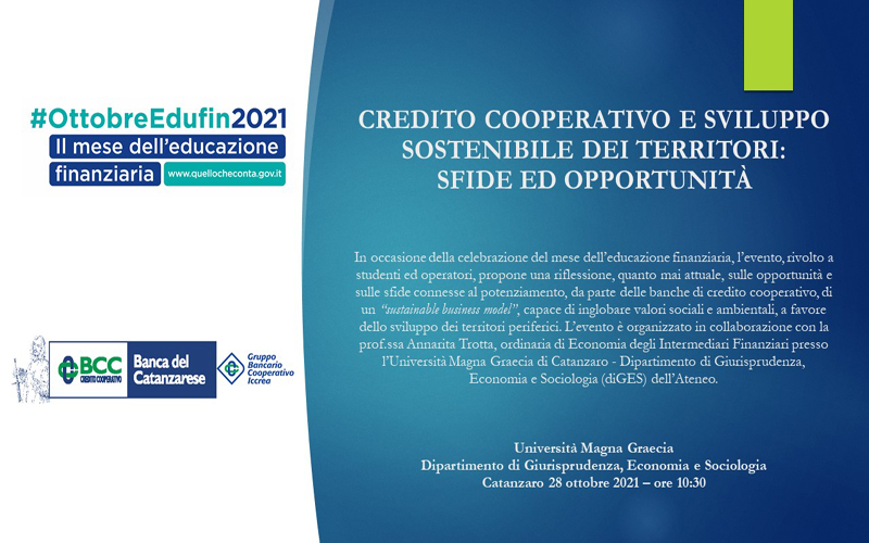 Credito cooperativo e sviluppo sostenibile dei territori: Sfide ed opportunità