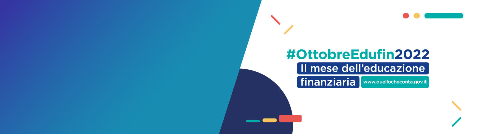 #OttobreEdufin2022: evento di apertura il 1° ottobre. Segui la diretta in streaming!