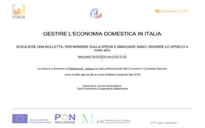 GESTIRE L’ECONOMIA DOMESTICA IN ITALIA  Scegliere una bolletta, risparmiare sulla spesa e mangiare sano, ridurre lo spreco e molto altro